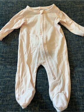 ☀️ 3/$15 First Impressions Footie Onesie Pink